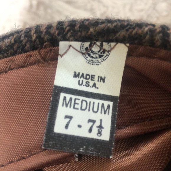 Flat cap 100% pure wool Size 7- 7 1/8 Medium - Picture 3 of 16